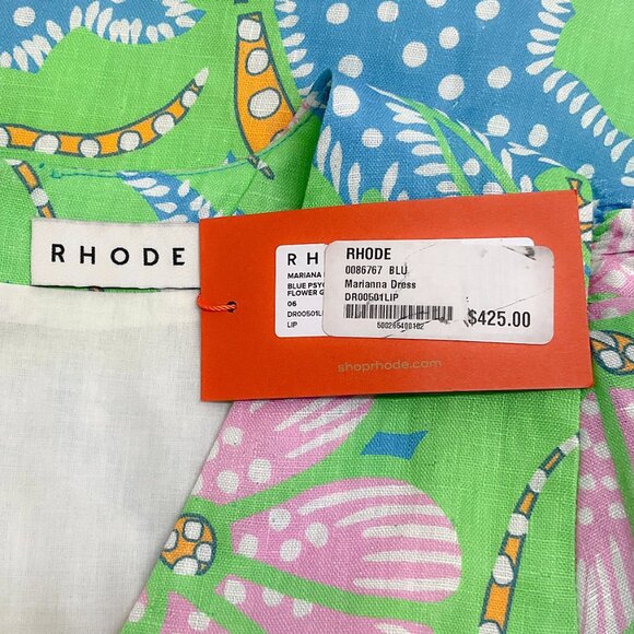 Rhode Blue Multi Marianna Dress - Picture 4 of 4